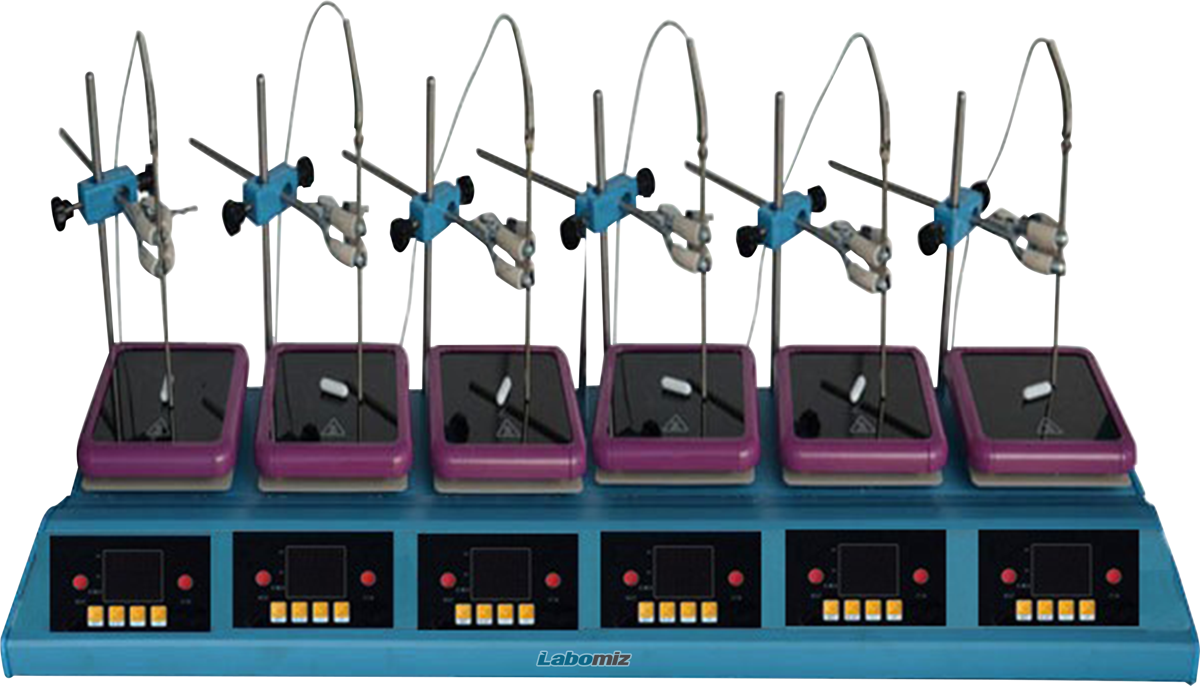 6-Position hotplate stirrer MHPS-5B