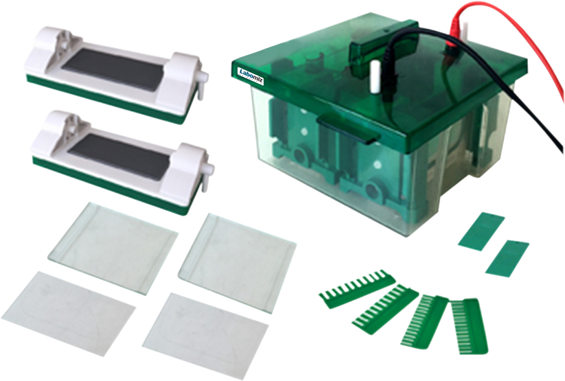 Mini Vertical Electrophoresis Unit MVEU-4A